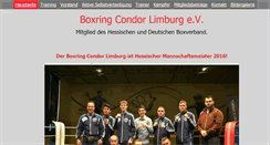 Desktop Screenshot of boxring-condor-limburg.de